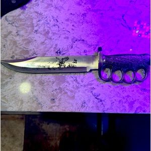 Stainless steel handle knife